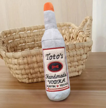 Dog Vodka Bottle Toy